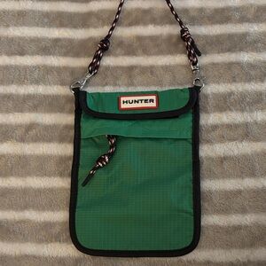 Hunter Green Belt Bag with Black Trim